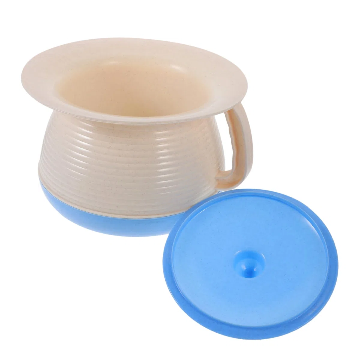 Healeved Pot de Chambre Portable Plastique avec Couvercle pour Garçon Fille et Adultes Urinoir Pratique pour Voyage et Camping Seau à Urine Unisexe Accessoire de Toilette à