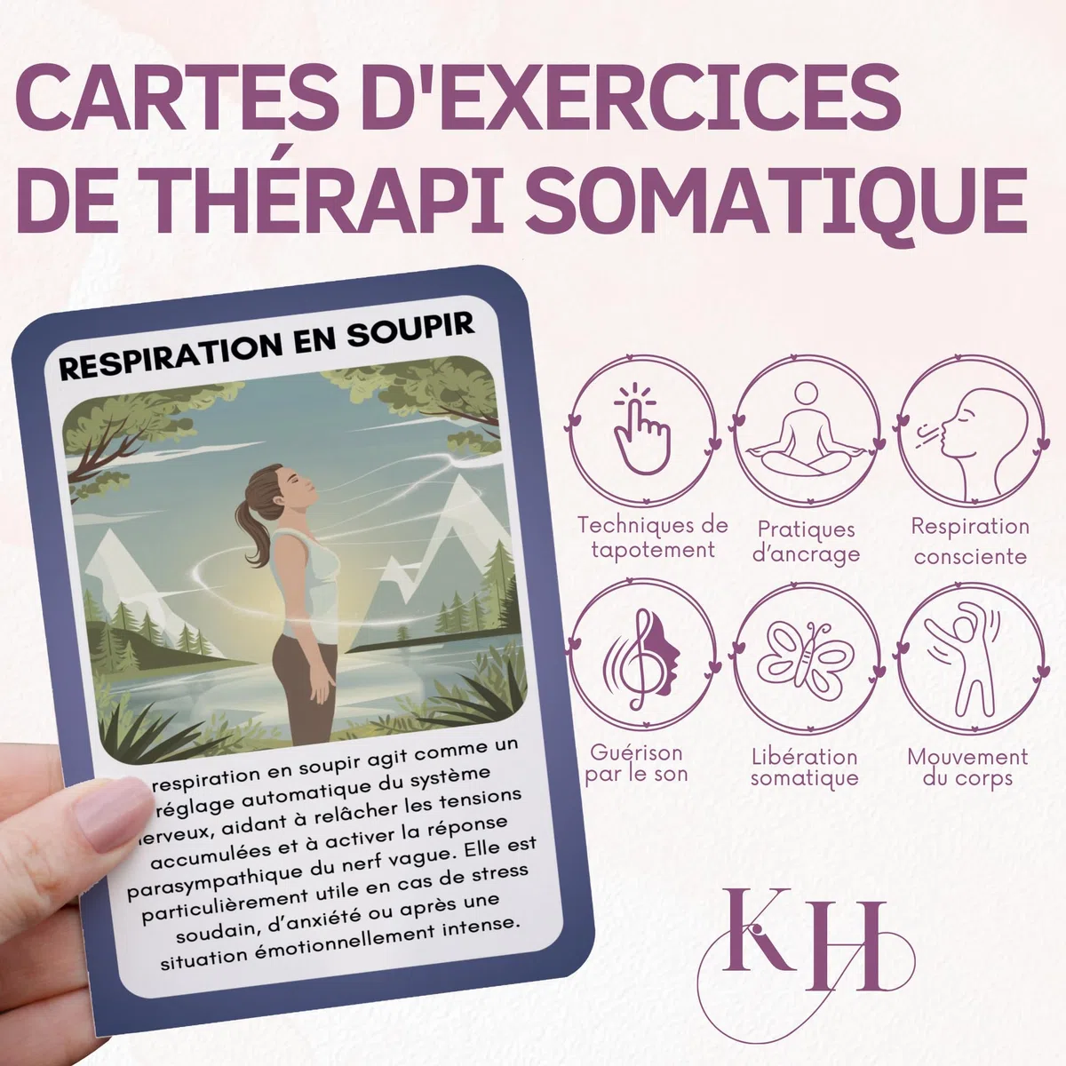 Cartes d'Exercices de Thérapie Somatique : 34 Pratiques Simples pour Réduire le Stress, Libérer les Tensions et Reconnecter avec Votre Corps à Tout Moment, Partout