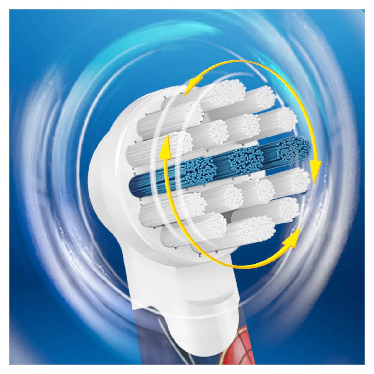 Oral-B Kids Lot de 4 têtes de rechange pour brosse à dents électrique avec personnages Marvel Spider-Man, spécialement conçues pour les enfants à partir de 3 ans