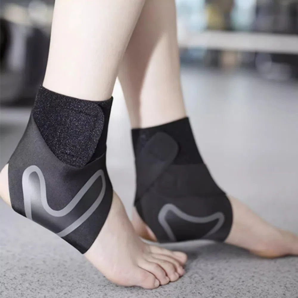 MEIION Samargo Relief - Soutien plantaire avance 1 Paire de chevillères respirantes et réglables, soutien pour chevilles faibles, idéales pour sportifs homme et femme, course, football, basketball