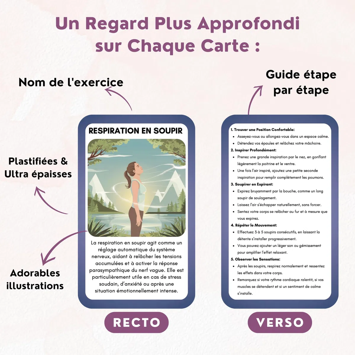 Cartes d'Exercices de Thérapie Somatique : 34 Pratiques Simples pour Réduire le Stress, Libérer les Tensions et Reconnecter avec Votre Corps à Tout Moment, Partout
