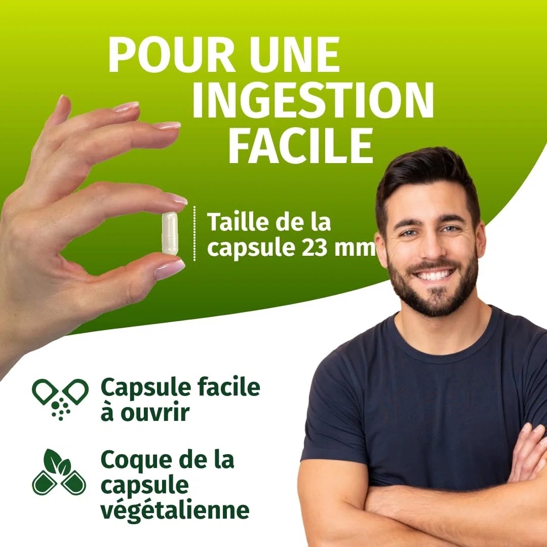 Green Naturals L-Glutathion réduit 1 400 mg par jour – 120 gélules | Issu de fermentation · Vegan · Sans additifs · Cure de 60 jours