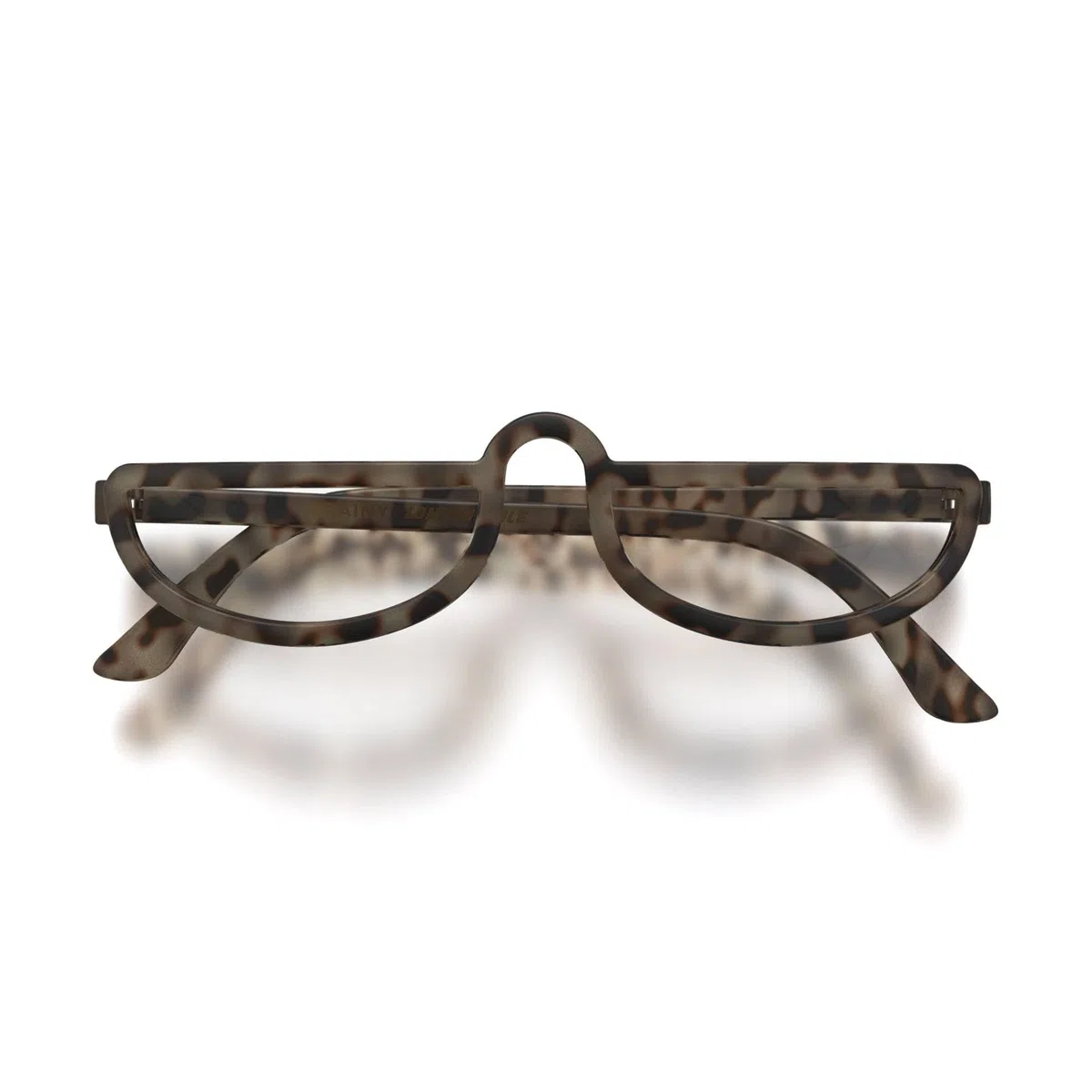 LONDON MOLE® Brainy Lunettes de lecture | Des lecteurs en demi-lune sympas | Unisex féminin masculin | Charnières à ressort