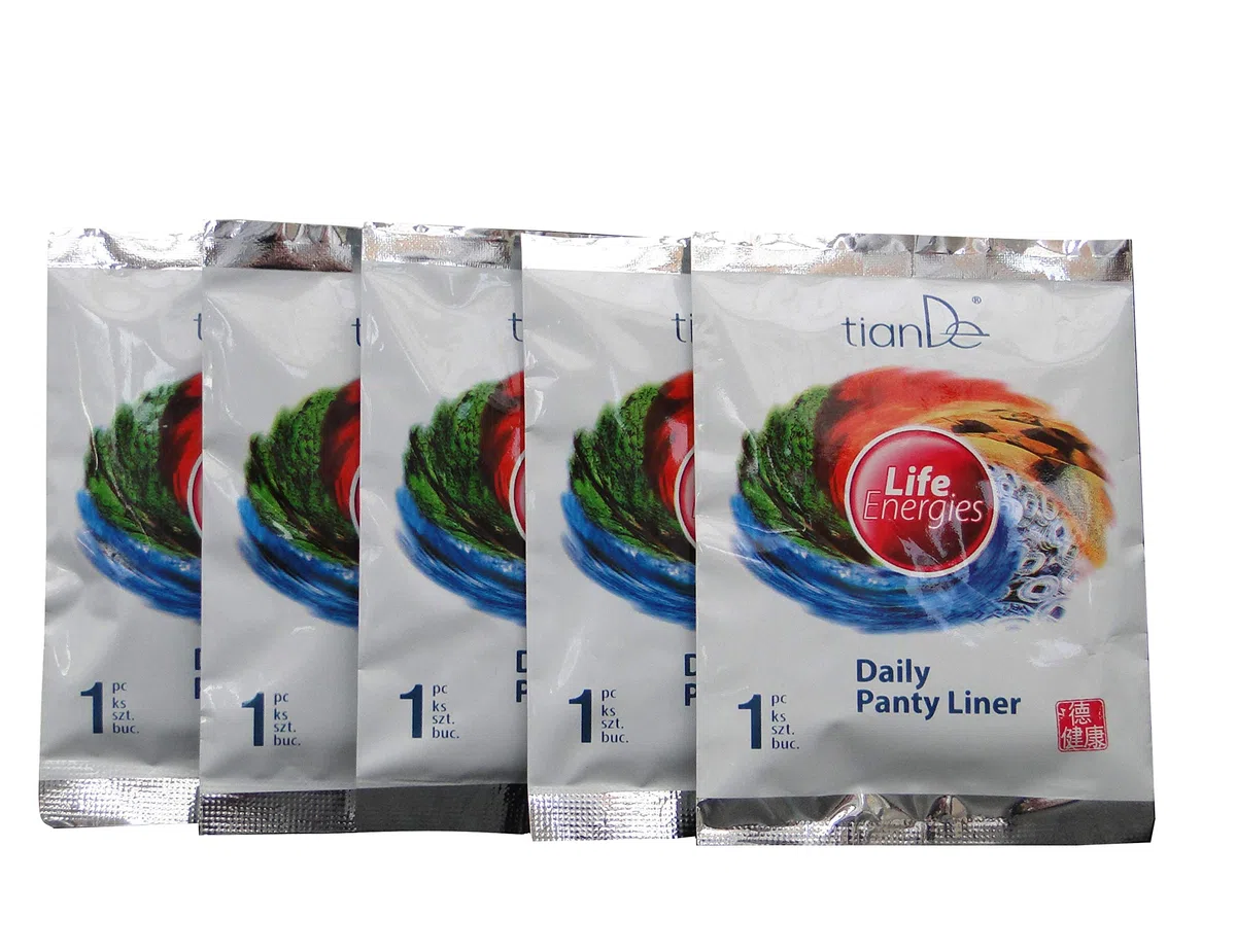 Jour Semelle Hygiénique Comprime"Vital Energy", avec Herbes, TianDe 63601, Paquet d'Épargne 5x1Un.Grand Membrane de Réglage Assure la Protection et le Confort TianDe 1un