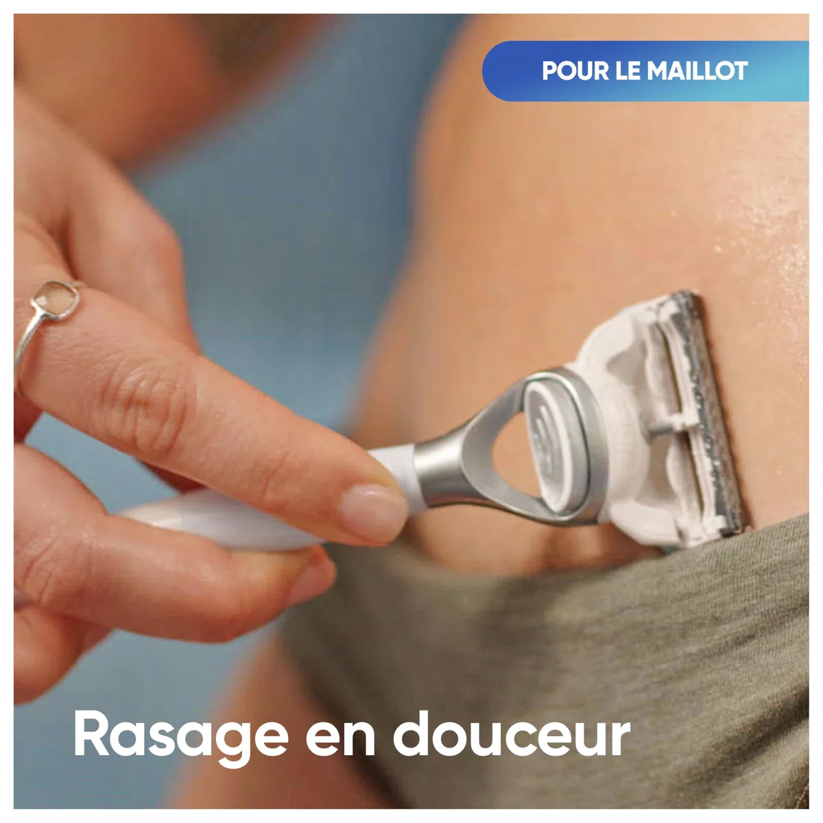 Gillette Venus + Satin Care Lot De 8 Recharges De Rasoir Pour Femmes Pour La Peau Et Les Poils Pubiens, Cartouches AUTHENTIQUES, Rasage Doux Des Zones Sensibles, Lame De Précision, Touche D’Aloe Vera