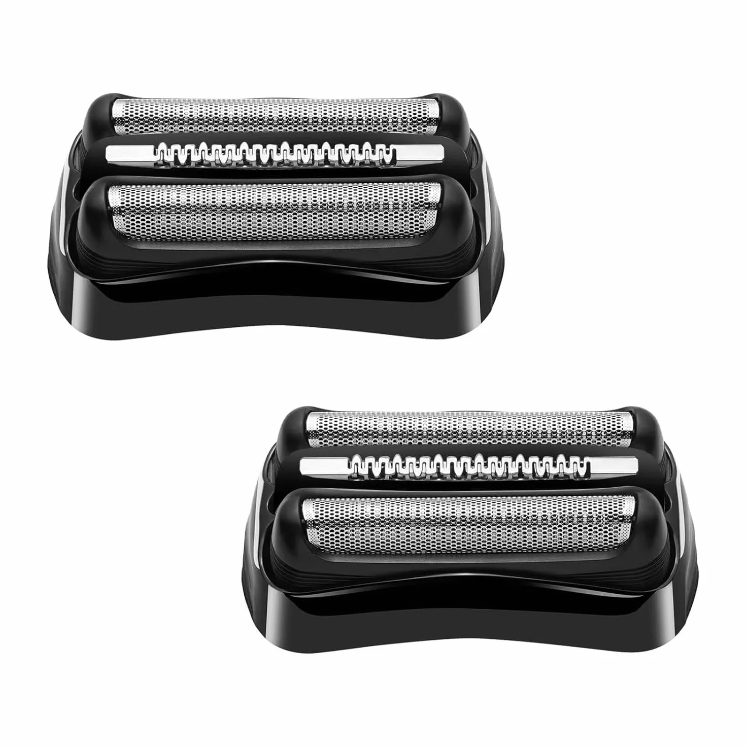 Testine di ricambio 21B compatibili con Braun S3 | compatibili con 3040s 3000s 3050cc 3010s 3070cc 3080s 3090s 310s 3020s 330s 370cc-4 380s-4,Confezione da 2