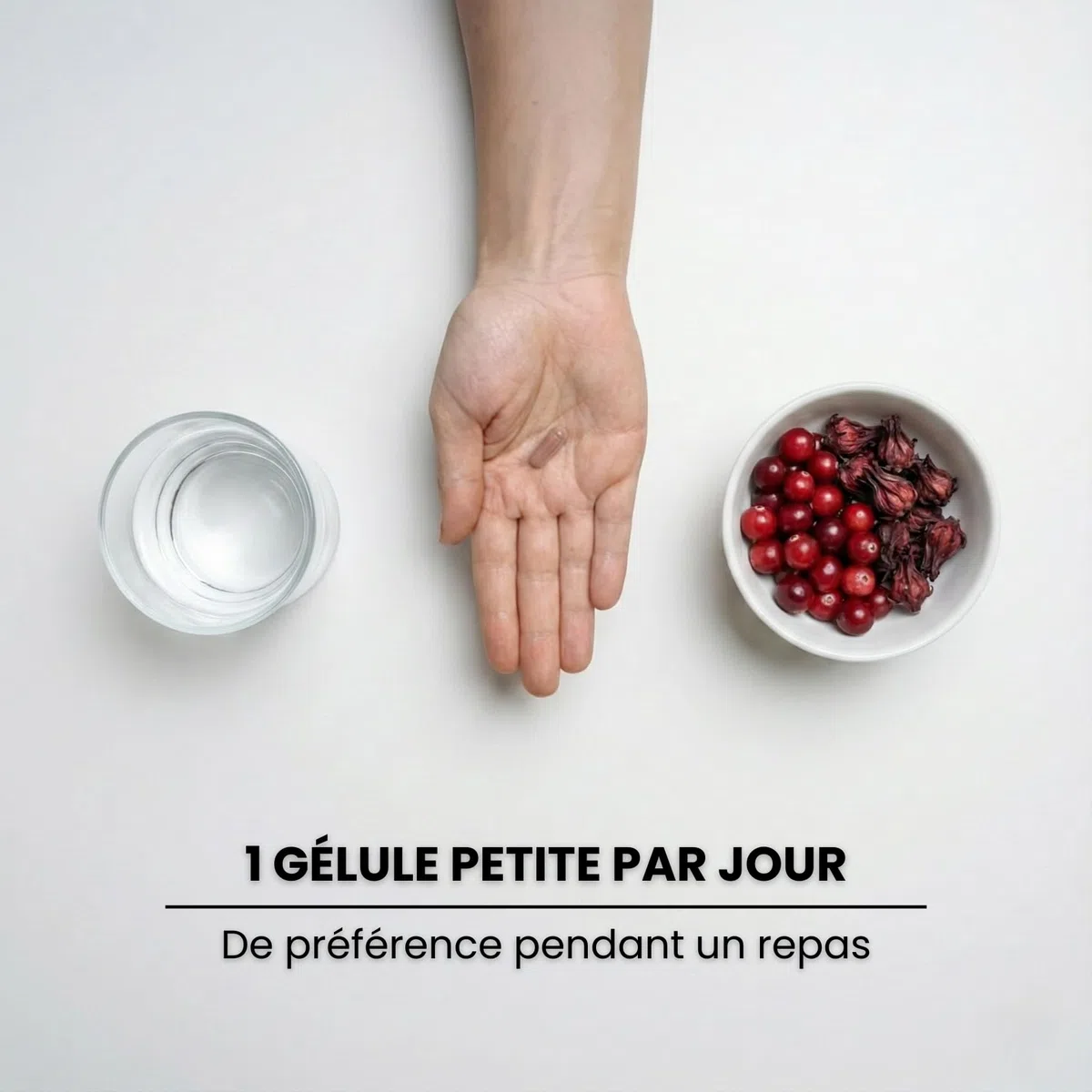 Canneberge gelules Cranberry avec Hibiscus 125 mg de PAC Proanthocyanidines - Confort Urinaire - 190 Gélules - Sans Additifs +6 Mois | Uritractin Nutribiolite