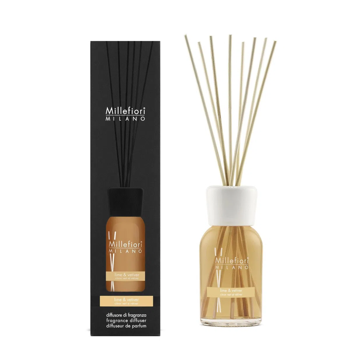 Millefiori 7DDLR Diffuseur de Parfum, Jaune, 250 ML