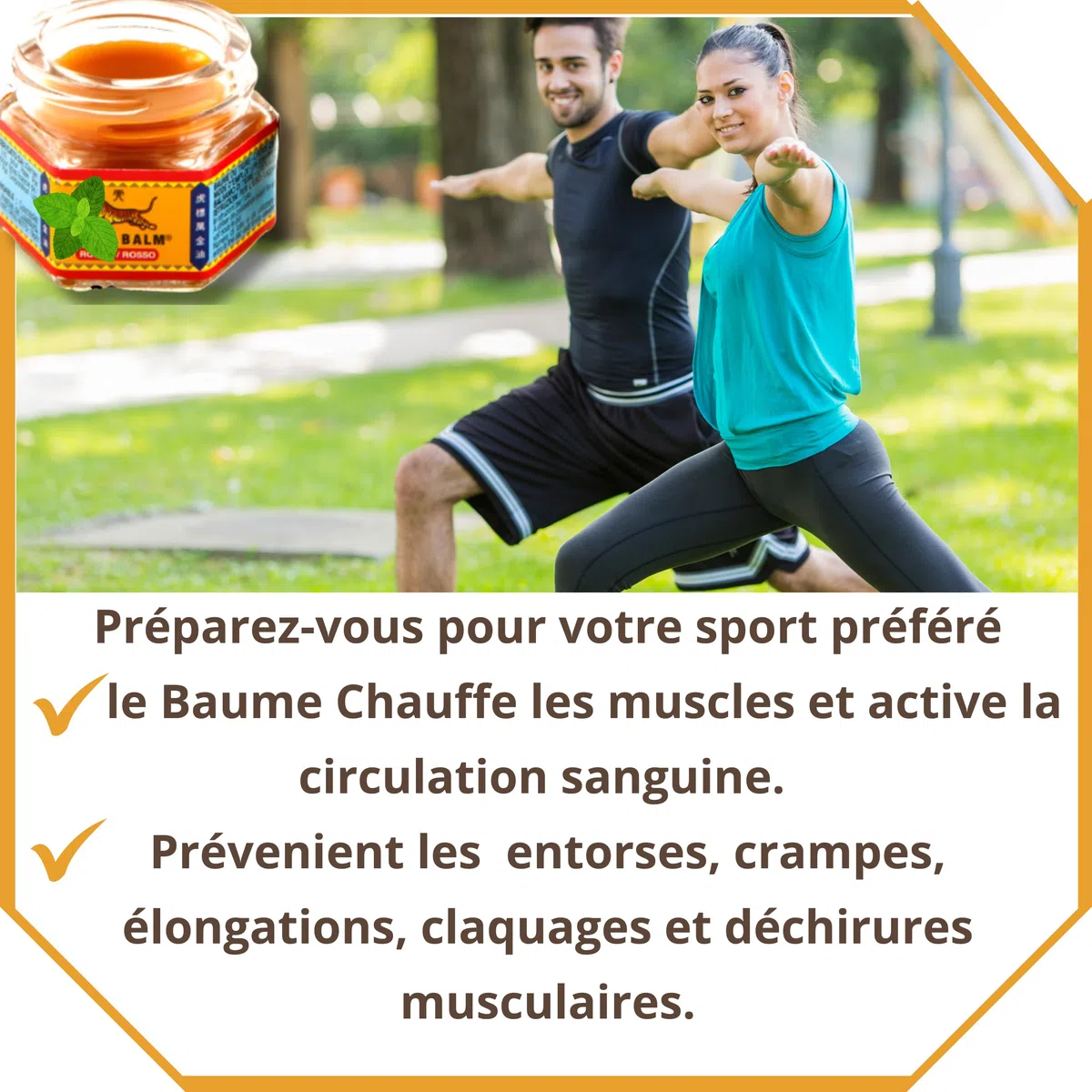 baume chauffant musculaire thailandais Extra Fort Avant et Apres Sport, 100% identique Lot de 03 Produits de 30gr et inhalateur nasal
