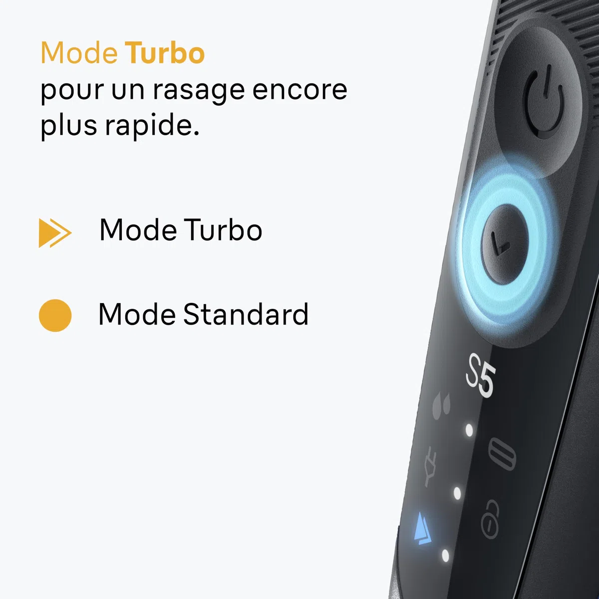 Braun Rasoir Electrique Homme Series 5 52-B1600S, Bleu | Etanche, Batterie Rechargeable, 2 Modes de Rasage, Lames Flexibles, sans Fil, Kit avec Accessoire Tondeuse pour le Corps