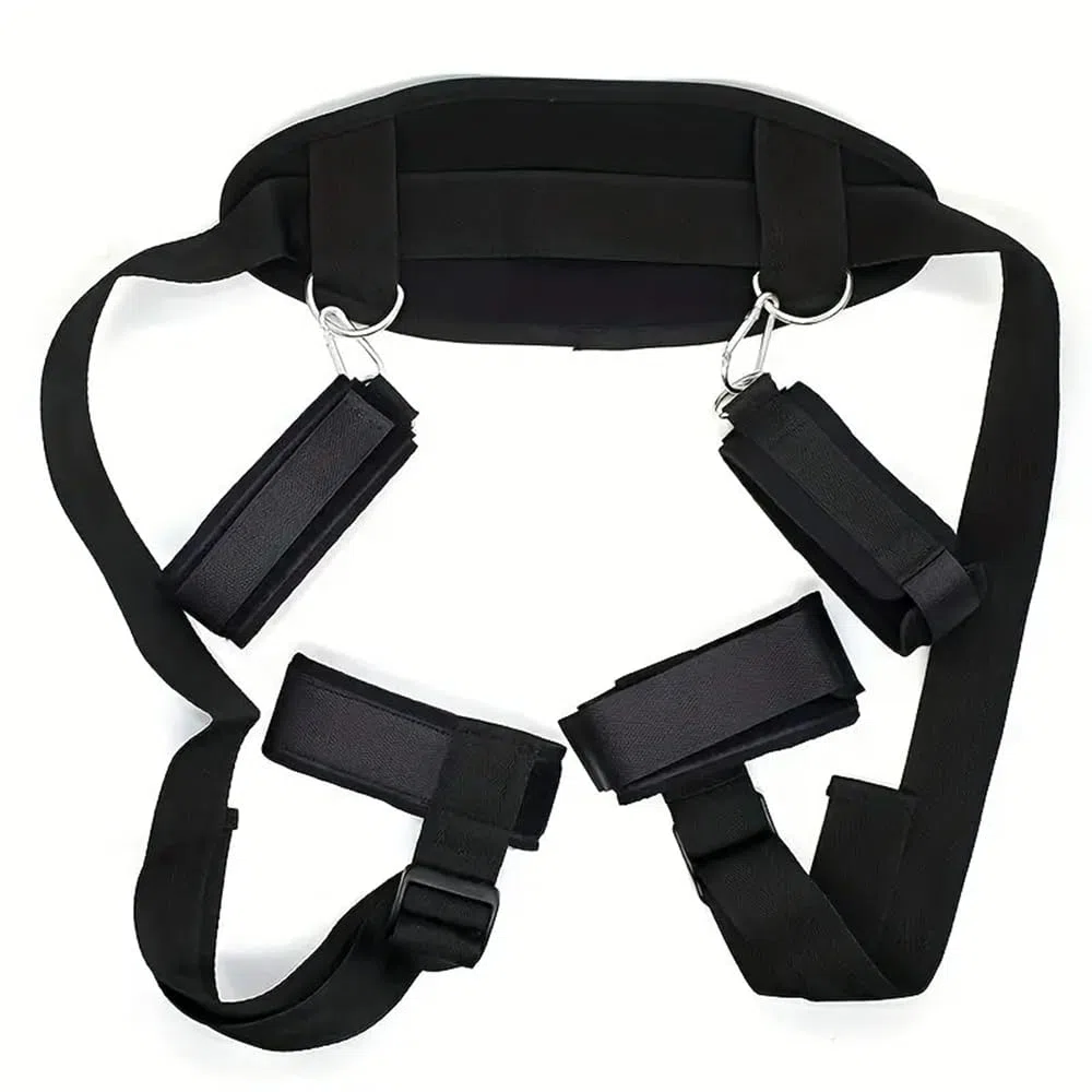 1 pièce de jeu pour lit de yoga attaché aux jambes, poignets, chevilles et poignets d'exercice de yoga pour femme