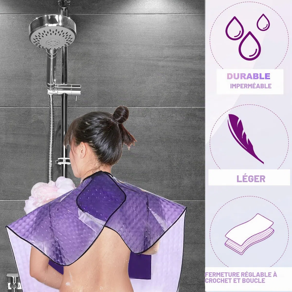 Mastectomie Poitrine Chirurgie Épaule Douche Protection Imperméable Postopératoire Cape de Douche Résistant à L'eau Post Chirurgie Vêtement