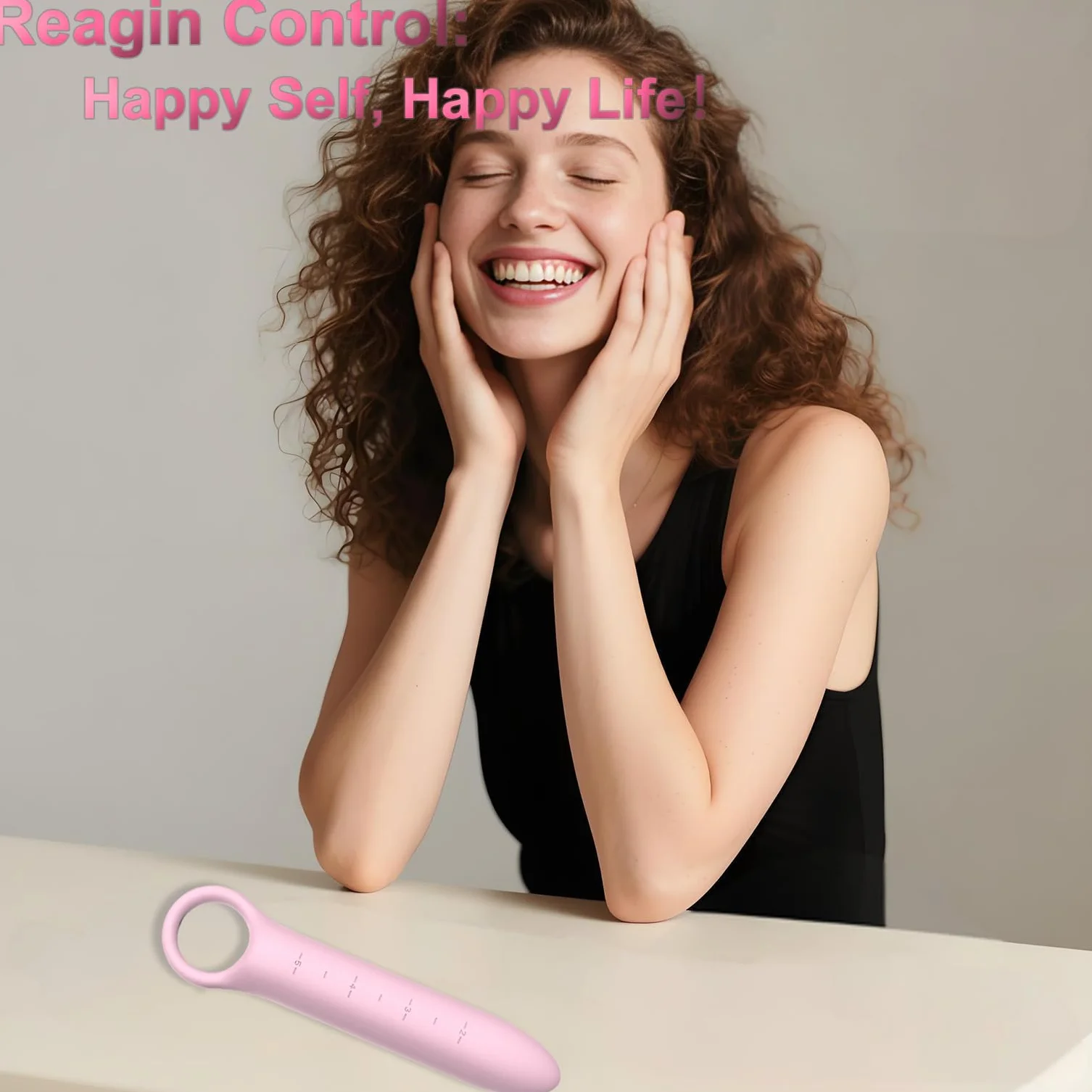 Dilatateur Vaginal Post-Partum - Exercices de Kegel Progressifs - Silicone Rééducateur Pelvien pour Renforcement Musculaire Vagina - 5 Pièces Exerciceur Pelvien - Echelle et Pull-tab Design (Colorée)