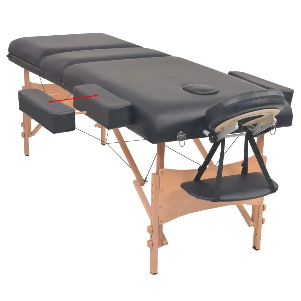 Table de Massage Pliable et Tabouret 10 cm d'épaisseur Noir,Santé & beauté,Hygiène personnelle,Massage & Relaxation,Tables de Massage,24.95 kg-110157