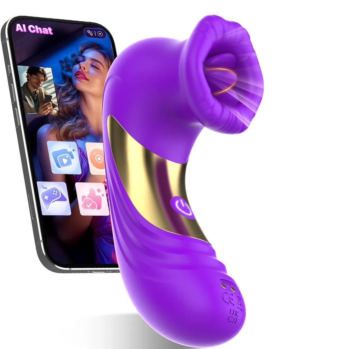 sex toýs femme Vibromasseur, Femme Clitoridien Puissant va et vient sextoyse - clitoridien Sex Toýs Couple Sextoy Stimulateur Clitoridien - Sextoys femme avec 10 Modes Gode Vibro-Masseur
