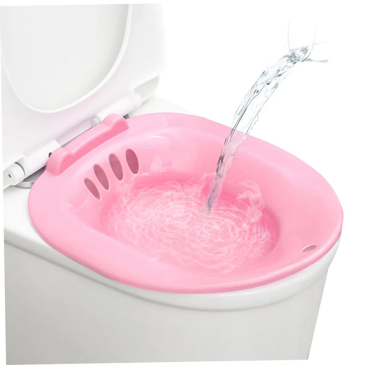 Gcroet 1pc Sitz Bath Portable Bidet Toilet Sage de Toilette Bidet Portable pour Les Toilettes Bidet L'attachement s'adapte aux Toilettes universelles pour Les blessures Post-Partum, Les hémorroïde