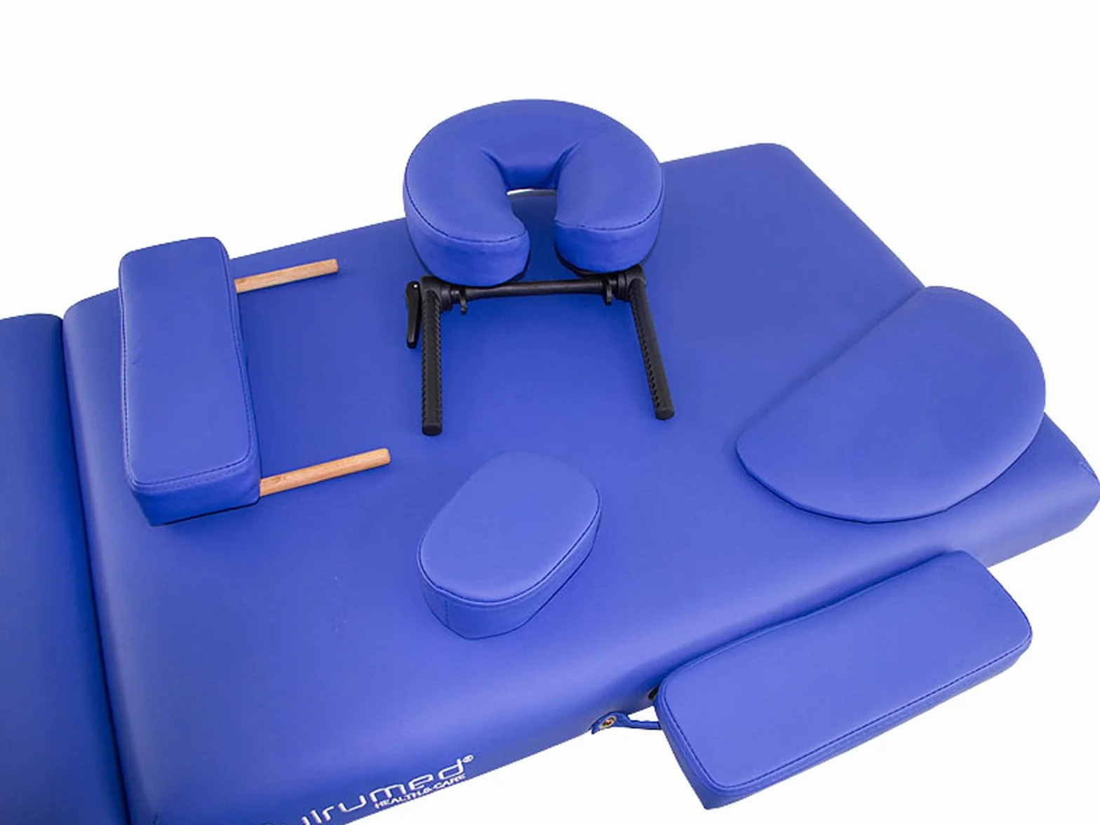 Table de Massage Pliante QUIRUMED Elite Aluminium, 186 x 66 cm, Couleur Noir, Table de Massage, Similicuir, Revêtement Haute densité, Léger, Réglable en Hauteur, Réglable en Hauteur