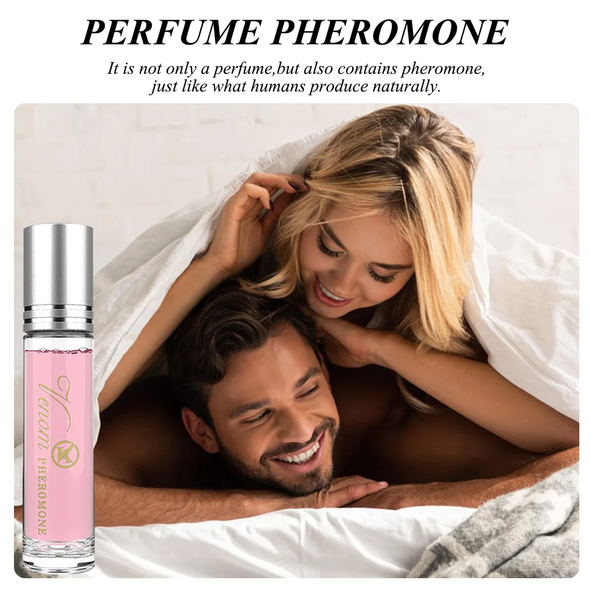 Parfum Pheromone pour Femme, 6 Pcs Venom Parfum Phéromones Femme Flavor Parfum Pheromone Parfums pour Femme Roll-On Venom Parfum Pheromone Parfum avec 2 Roll On Bouteuille