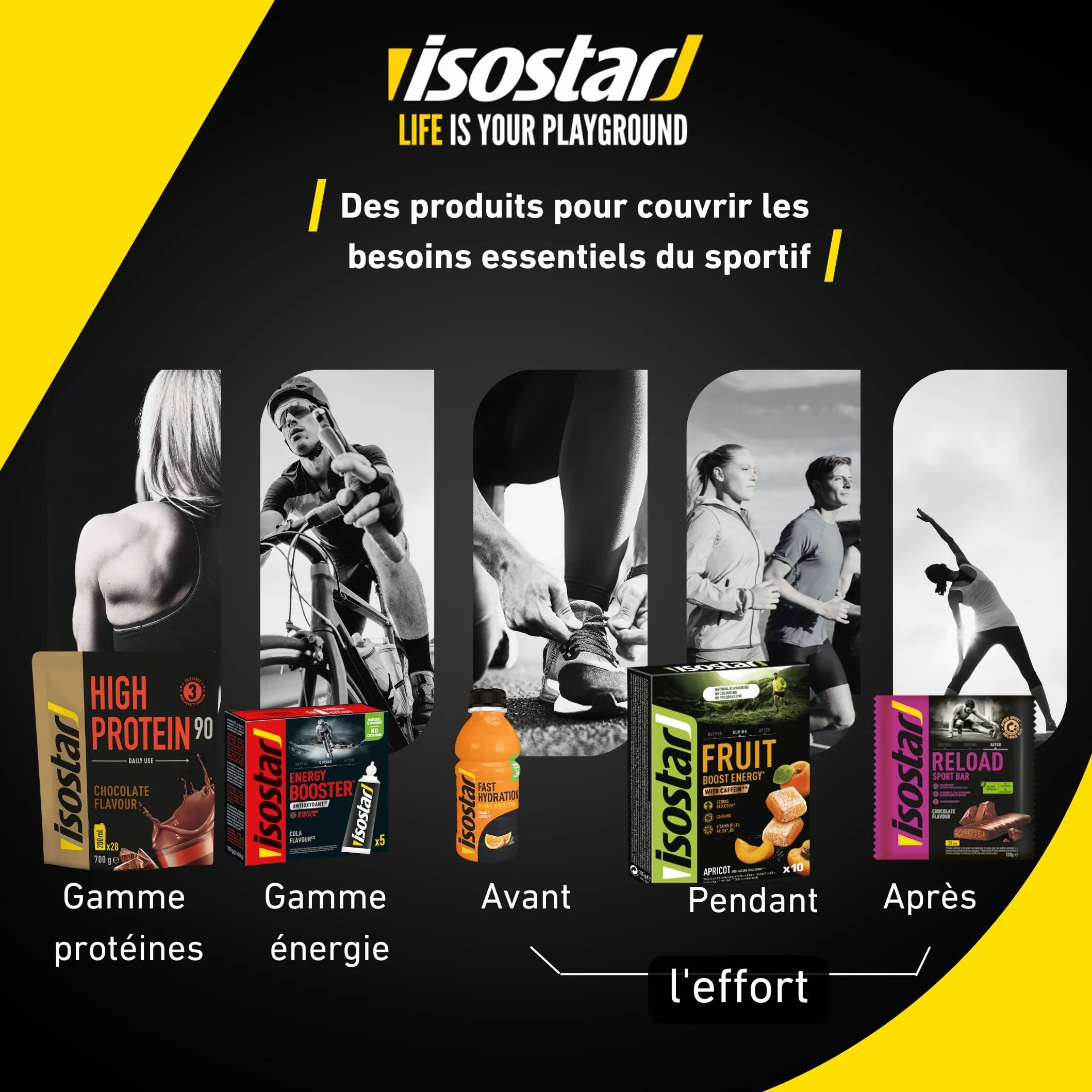 ISOSTAR – Barres High Protein 30 Chocolate Crispy – Barres Protéinées Sport avec Glucides – Énergie & Récupération – Snack Fitness, Cross Training & Musculation – 16 barres (16 x 55 g)