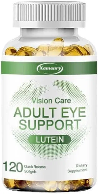 Compléments de soutien oculaire pour adultes (120 gélules) avec lutéine et zéaxanthine – Compléments pour la santé des yeux et de la vision