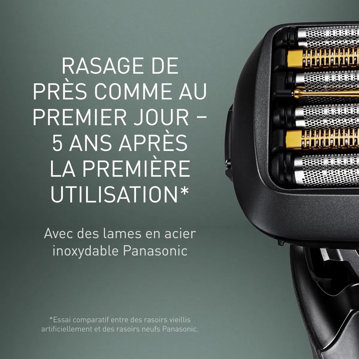 Panasonic ES-LS6A-K803 Rasoir Électrique pour Hommes Peau Sèche et Humide 6 Lames, sans Fil de Qualité Supérieure, Capteur de Barbe Réactif, Lames en Acier Japonais, tête Multi-Flex 22D, Noir Mat