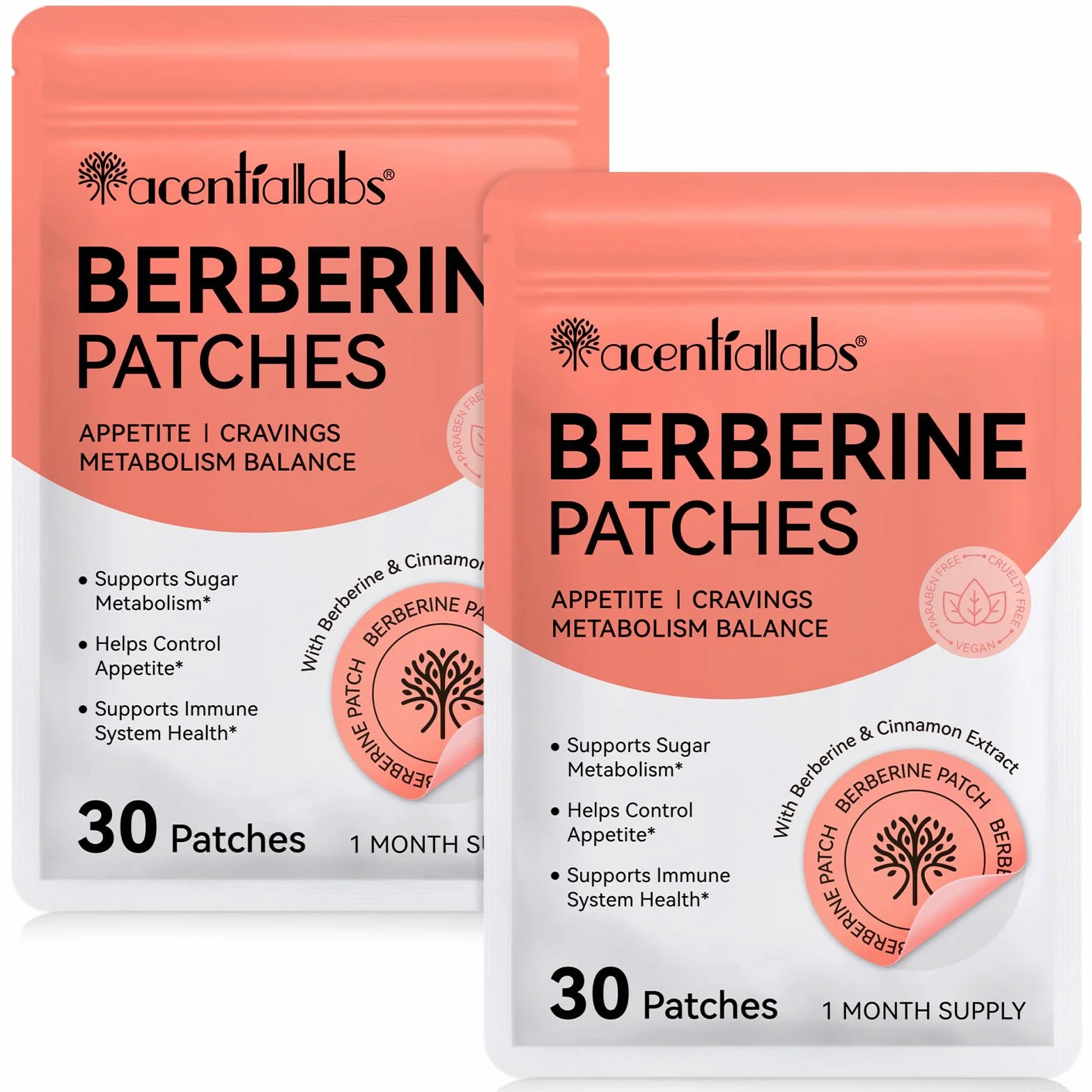 Patches De Ber-beriine Pour L'Équilibre Métabolique, Soutien À La Forme Saine, Autocollants D'Aide Au Métabolisme De Soutien Pour La Peau Du Ventre Toute La Peau | 2 X 30Pcs Par Paquet