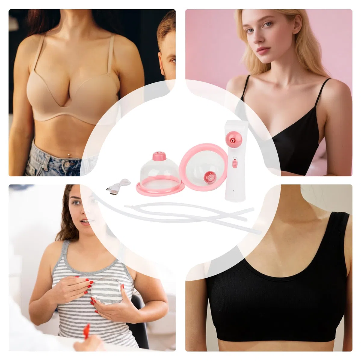 Massage Poitrine Électrique | Massage Thoracique USB Anti Affaissement | Dispositif De Raffermissement Poitrine Électrique Pour Femmes Amies Épouse Petite Amie