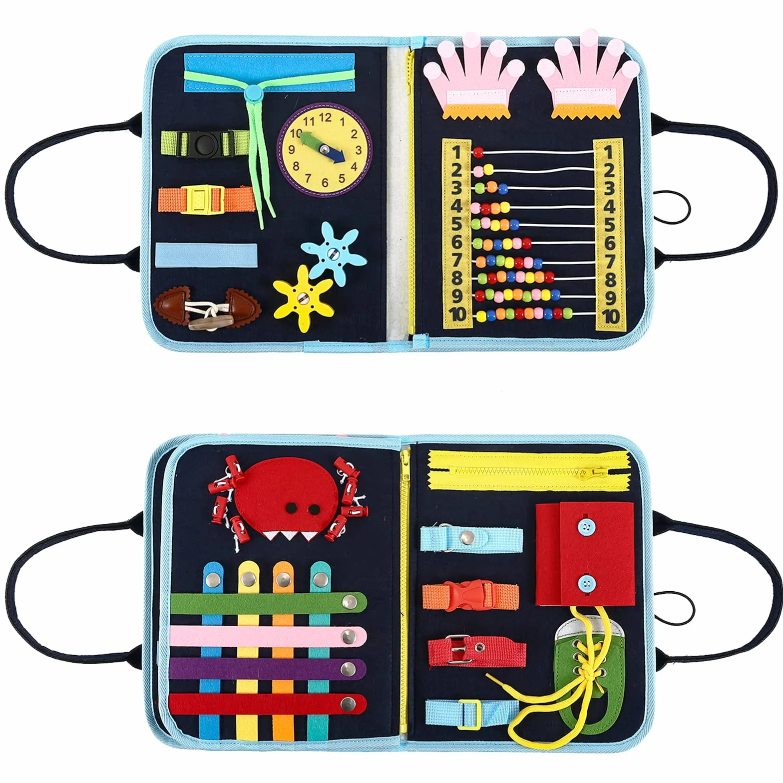 Couverture sensorielle pour personnes âgées, produits de démence Alzheimer, tapis d'activités autistes, soulagement de l'anxiété améliore la stimulation mentale