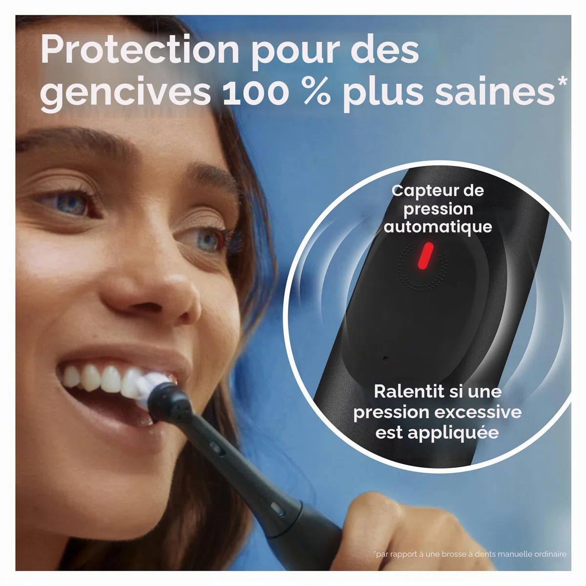 Oral-B iO Series 2 Duo Pack Brosse à dents électrique, avec 2ème manche et 3 brossettes, étui de voyage – 3 modes de brossage pour les soins dentaires, brosse à dents électrique, conçue par marron