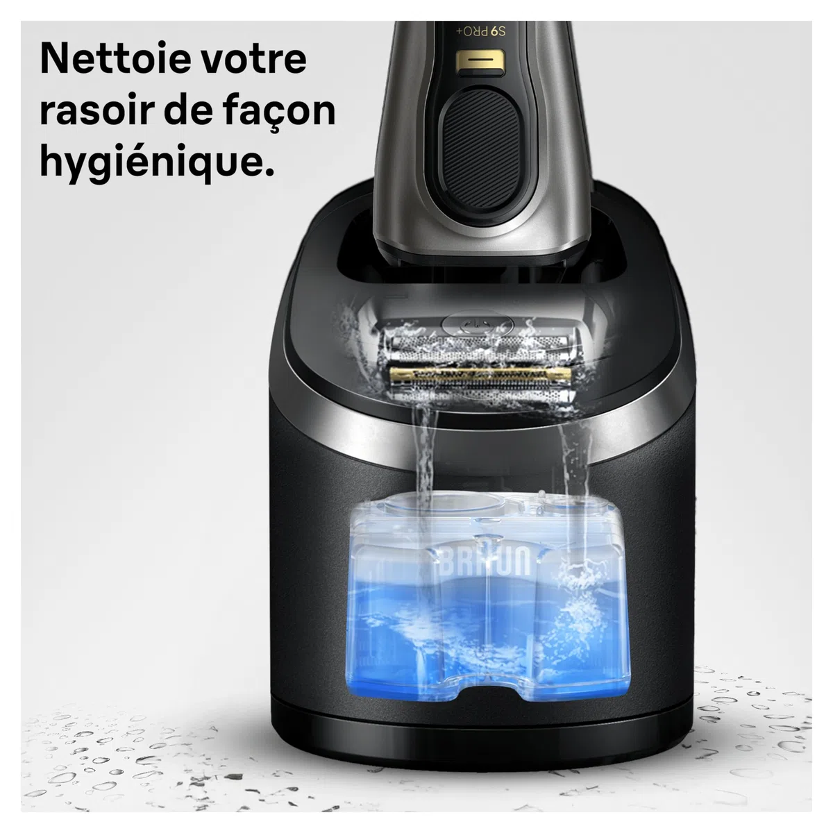Braun 3in1 ShaverCare, Recharges 3-en-1, Originales, Pour Station SmartCare, Nettoie 10x Mieux Que L’eau, Formule Avec Un Parfum Frais De Citron, Pour Un Nettoyage Hygiénique Des Rasoirs, Pack De 6