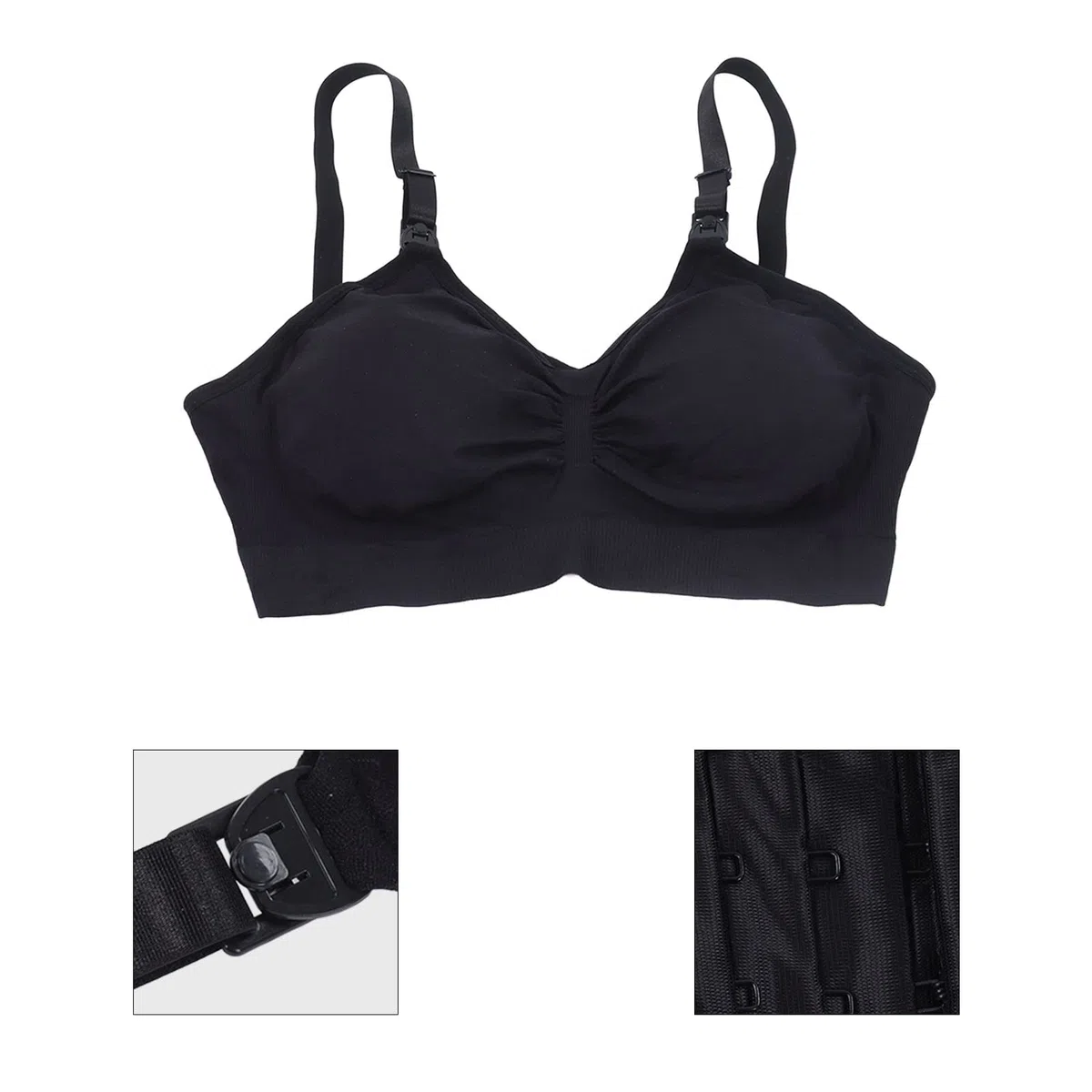 Soutien-gorge Pompe, Soutien-gorge Tire-lait Mains Libres élégant pour Puerpera à la Maison (M)