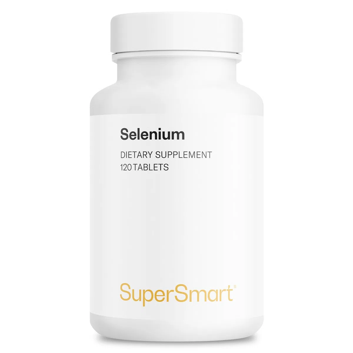Supersmart - Selenium - Aide à Combat le Stress Oxydatif | Sans OGM - 120 Comprimés