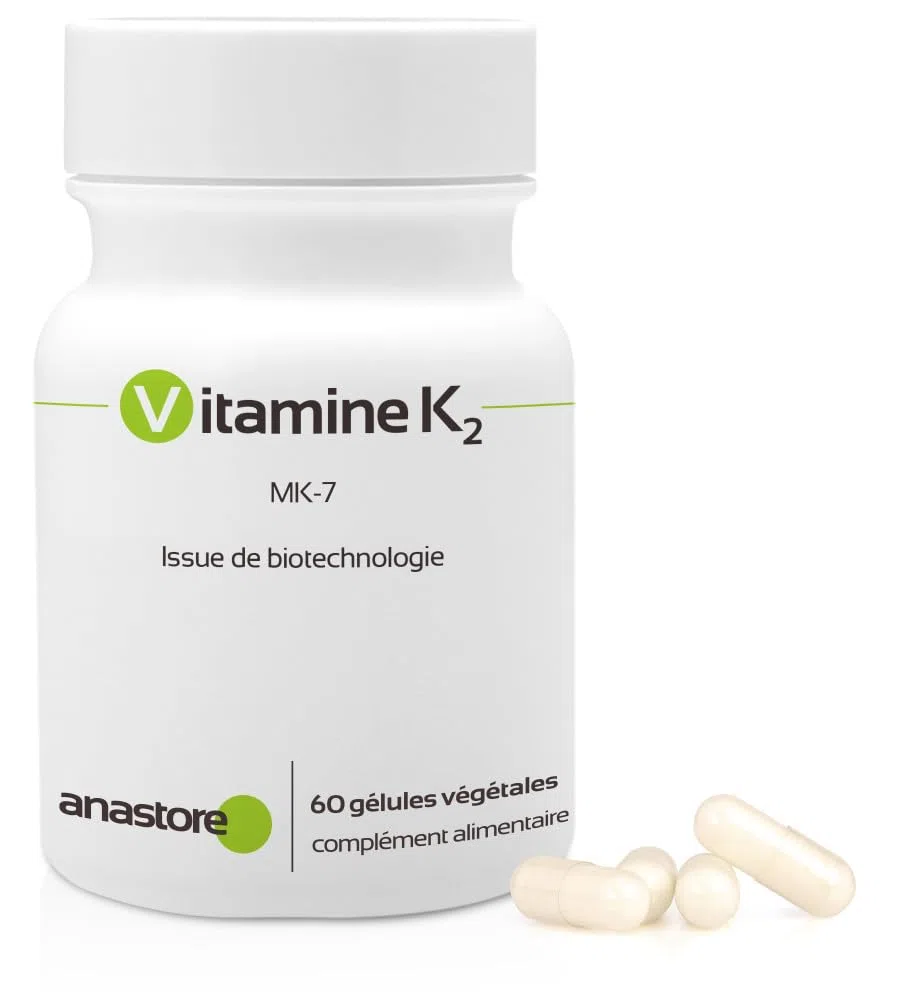 VITAMINE K2 * PACK 3+1 GRATUIT * 105 μg / 240 gélules * Articulations (cartilage, inflammation), Capital osseux, Cardiovasculaire (circulation)