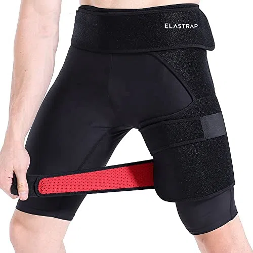Claquage Elongation Cuisse Blessure Football - Manchon de compression - Cuissière cuissard protection et maintien - Sport strapping