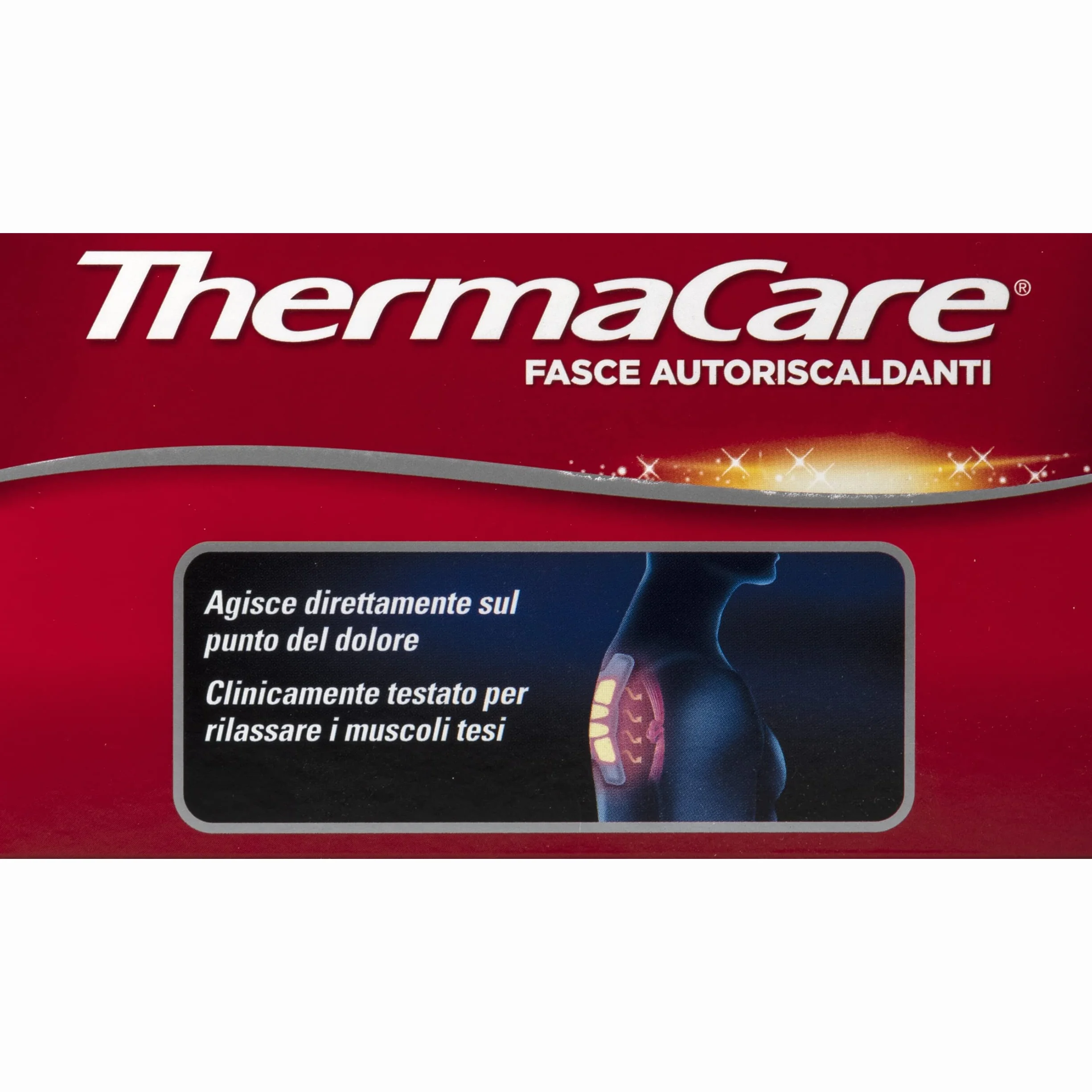 ThermaCare Polyvalent Bandes chauffantes à chaleur thérapeutique pour douleur localisée, 8 heures, chaleur constante, 6 bandes jetables