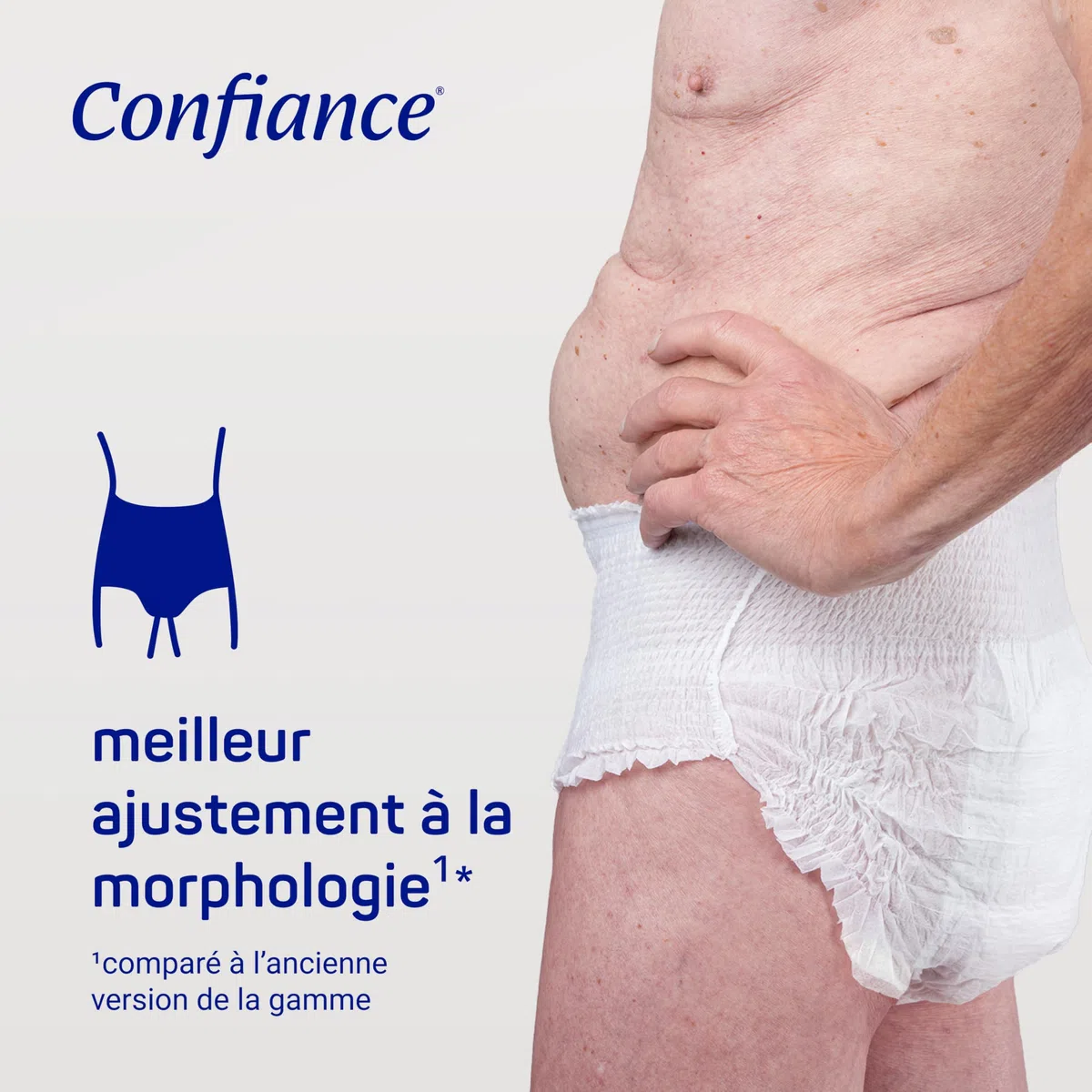 Confiance Mobile - Slips Absorbants pour Hommes et Femmes - Niveau d'Absorption = 10 gouttes (Fuites Urinaires Importantes) - Discrets et efficaces - pH Neutre à la Peau - Taille M - 14 Unités
