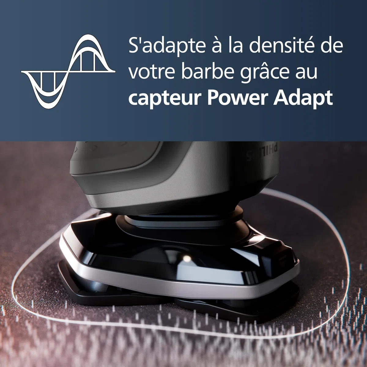 Philips Rasoir électrique Série 5000 pour homme Wet & Dry, avec tondeuse rétractable, station de nettoyage, coffret de voyage et cartouche Quick Clean (modèle S5898/50)