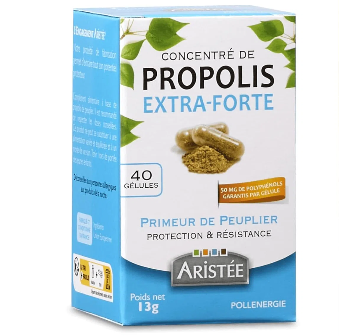 Aristee Propolis Extra Forte 40 Cap. 1 unité de 100 g.