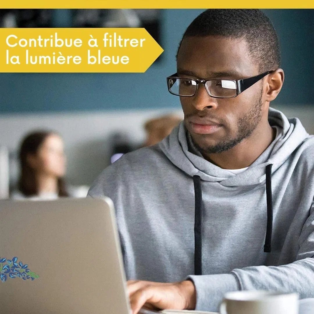 Lutéine 50 mg avec zéaxanthine, bêta-carotène, vitamines A & B2, pipérine | 180 gélules | Santé des yeux & protection contre la lumière bleue | Sans OGM & sans gluten | par nutrive pharma