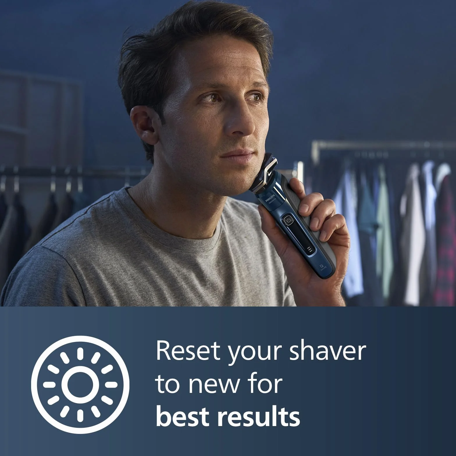 Philips - Têtes de rasage SH71/50 compatibles avec les rasoirs Philips Series 7000 (S7XXX) et Series 5000 (S55XX), nouvelle version qui remplace les RQ12/70, RQ12/60, SH60/70 et SH70/70