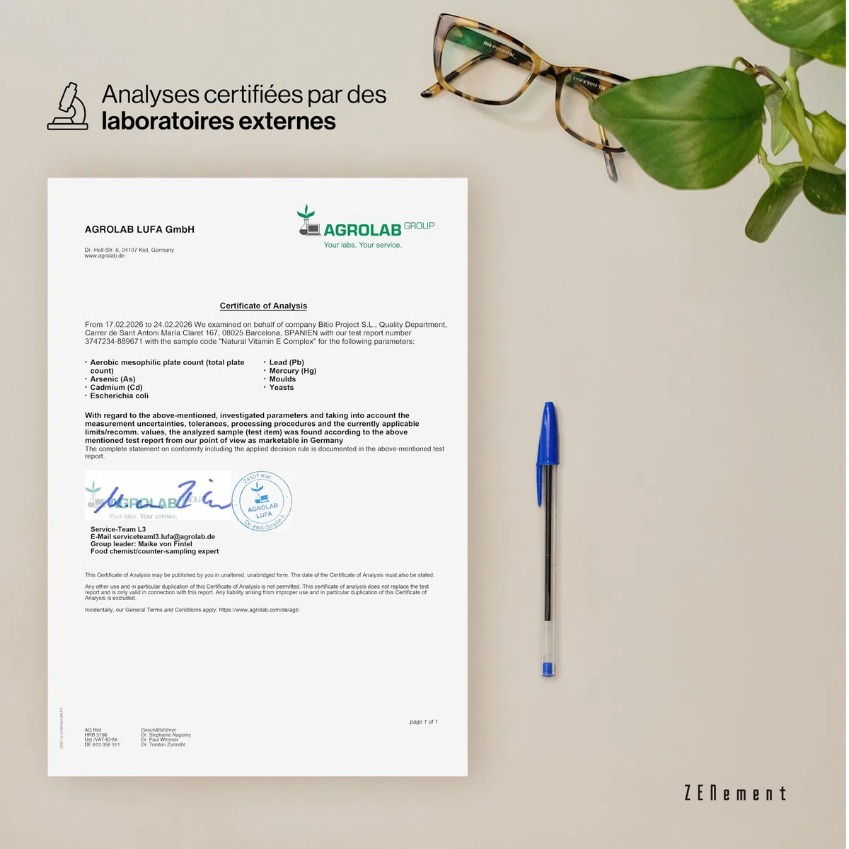 Natural Vitamin E Complex – Tocophérols et Tocotriénols – Puissant Antioxydant, Protège les Cellules du Stress Oxydatif – avec Huile d’Olive Vierge Extra Espagnole – 120 Gélules – Zenement