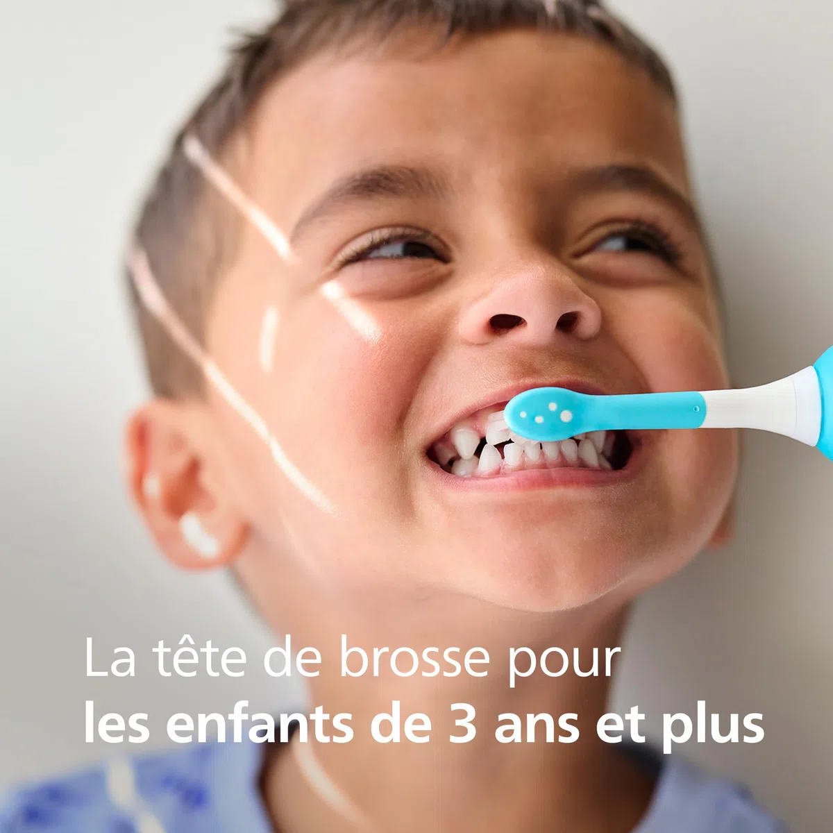 Philips Sonicare for Kids - têtes de brosse à dents de rechange d'origine pour enfants à partir de 3 ans, lot de 4, HX6034/90
