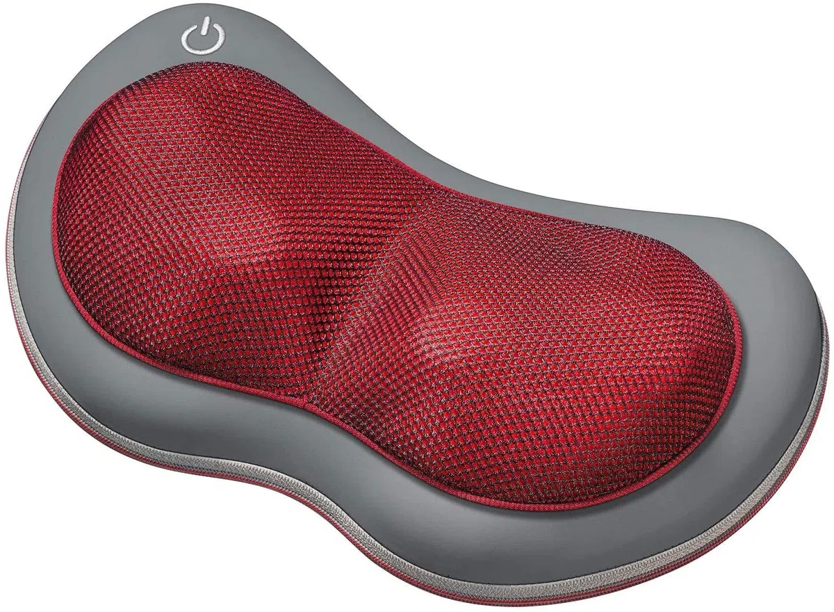 Beurer MG 149 Appareil de massage, masseur électronique pour la nuque et le dos avec 4 têtes de massage shiatsu et fonction de chaleur & MG 135 Coussin de massage shiatsu avec fonction de chauffage