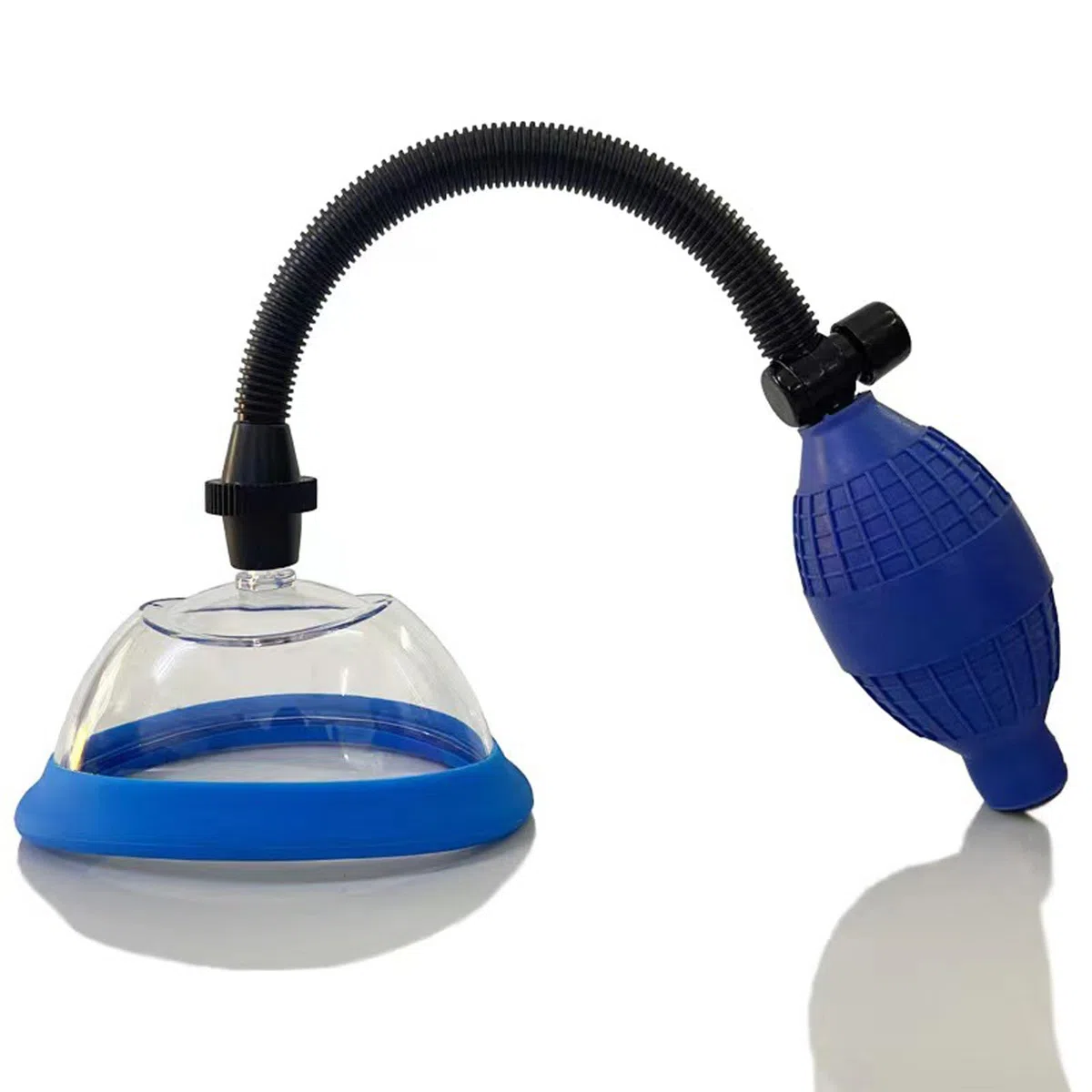 de pompe vaginale pour tétons, 2 pièces, succion de clitoris, ventouse vaginale, ventouse de clitoris, masseur de sein, pompe à chatte sous vide, jouet sexuel pour femmes et couples(Blau)