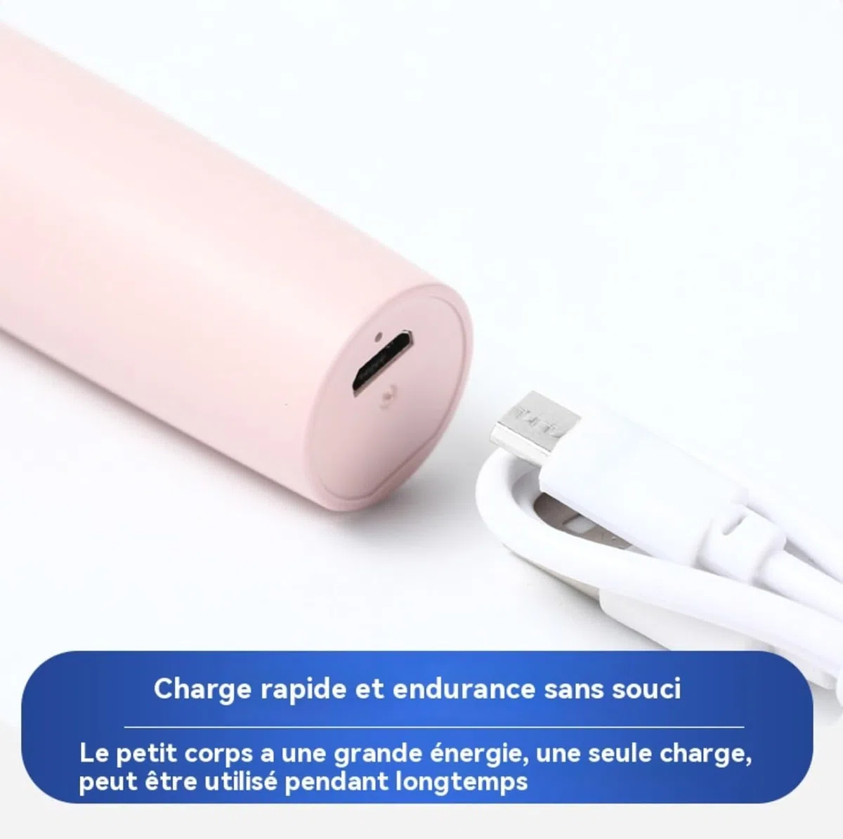 Epilsmooth Pro épilateur visage, Epil smooth Épilateur Visage, USB Rechargeable Avec Lumière LED Intégrée, Convient pour le Visage,le Corps,les Jambes et les Aisselles (Rose)