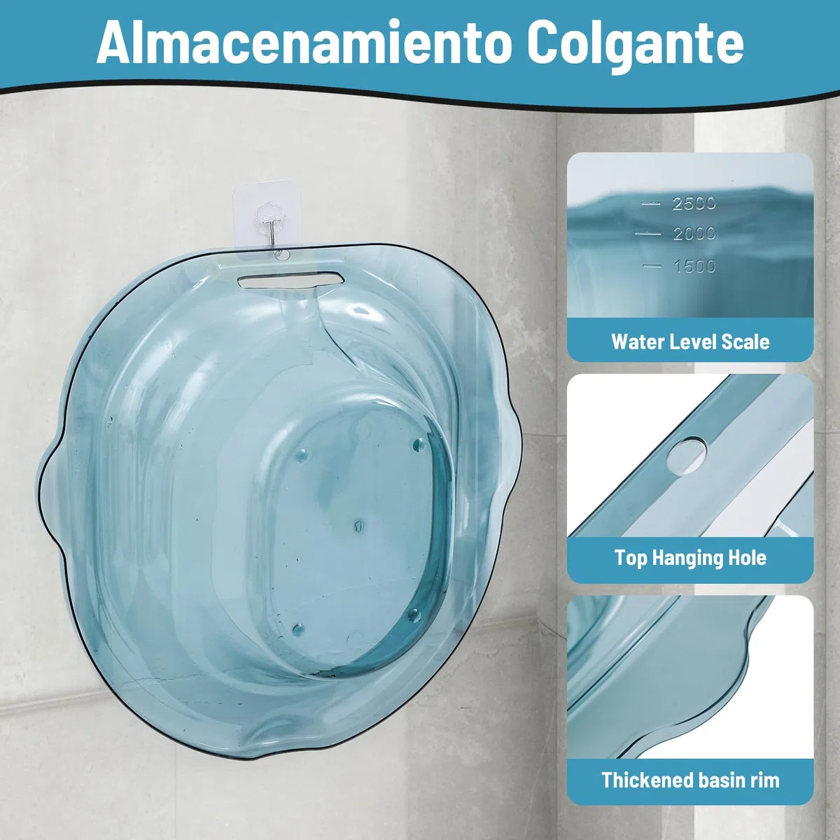 Sitz Baths Siège de toilette pour soins post-partum, personnes âgées, handicapées ou traitement hémorroïdes – atténue les infections, soulage l'inflammation, calme la douleur
