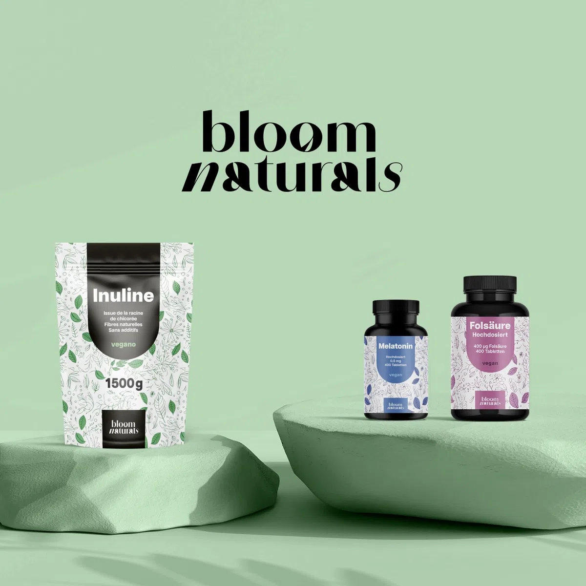 Inuline en Poudre 1500 g (1,5 kg) – Issue de la Racine de Chicorée – Source Naturelle de Fibres – 100% Vegan – Produite en Allemagne – Sans Additifs