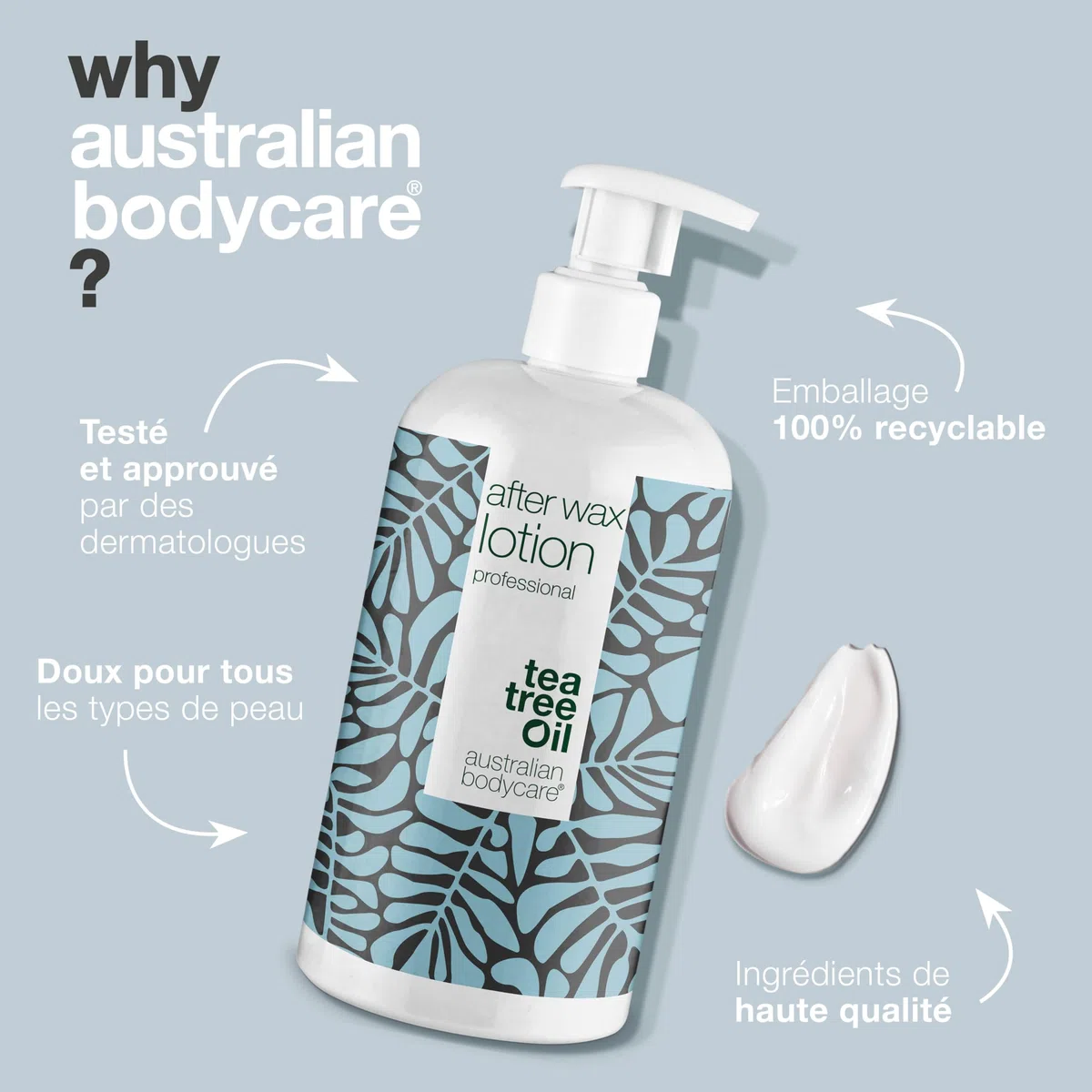 Lotion Après-Épilation Professionnelle, À utiliser après l'épilation à la cire, l'épilation du maillot ou l'épilation brésilienne | Réduit l'apparence des poils incarnés et de l'irritation de la peau