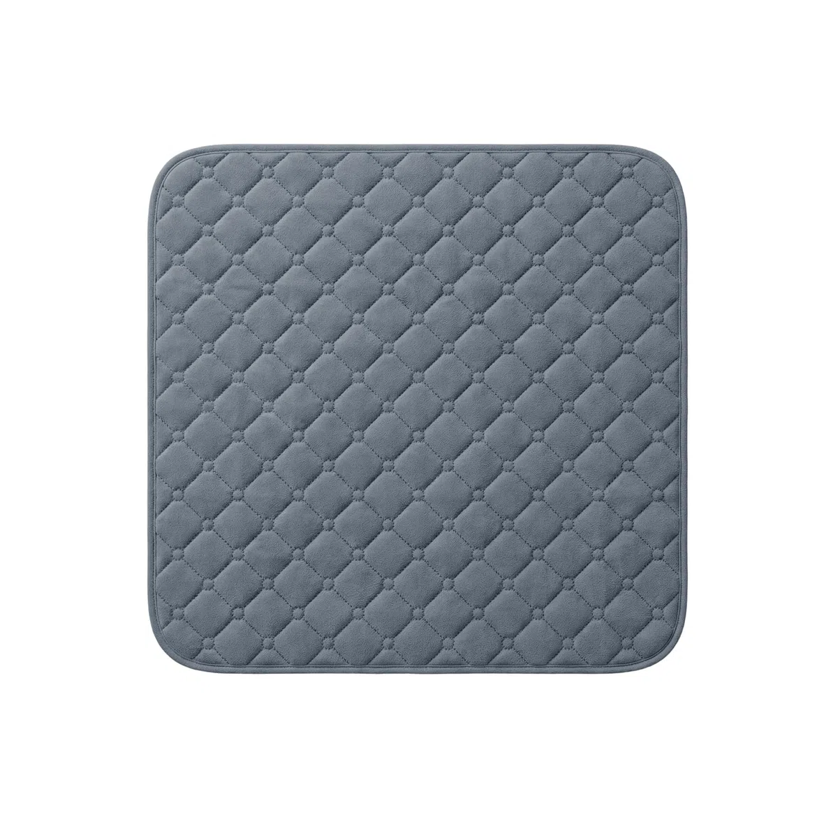 Coussin D'assise Lavable Incontinence 3 Pc 50 x 50 cm, Très Absorbant, Réutilisable, Imperméable, Doux pour Peau, pour Personnes âgées, Bébés, Fauteuils Roulants, Voitures, Canapés et Matelas (Gris)