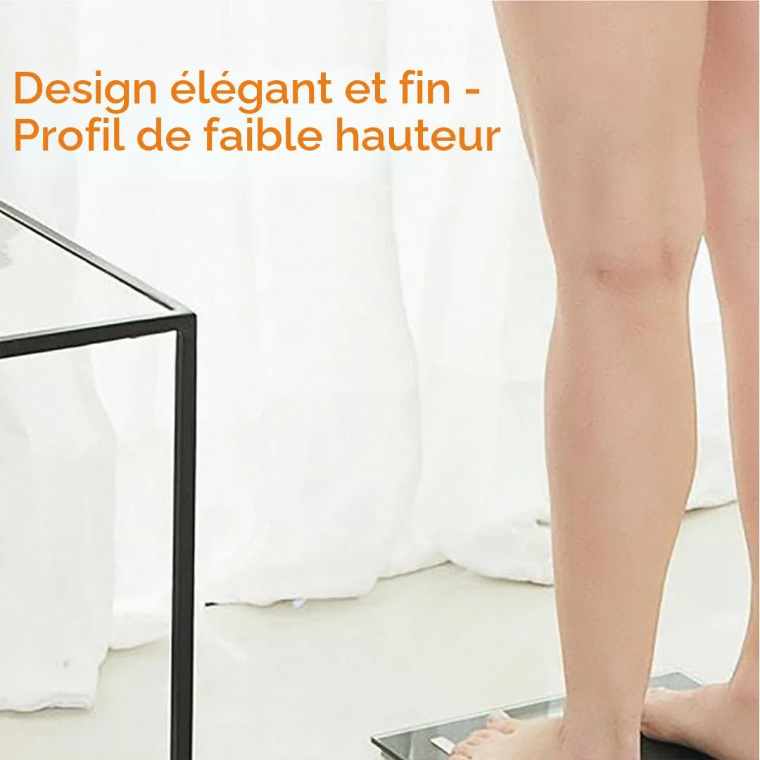 Beurer BF 195 Pèse-personne impédancemètre en verre pour la détermination de la graisse corporelle, de la masse musculaire et des besoins en calories, jusqu'à 180 kg